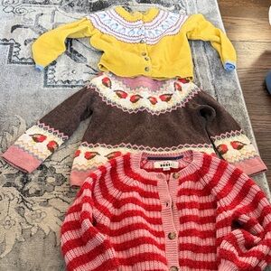 Mini Boden Kids Sweaters - Yellow, Brown, Red